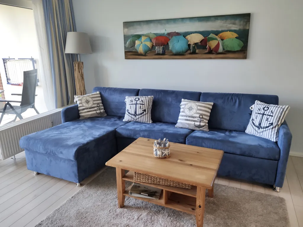 Wohnbereich mit Schlafcouch