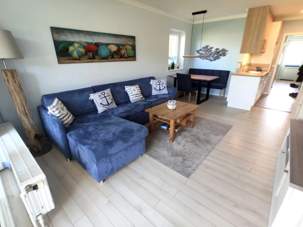 Maritime Dekoration im Wohnzimmer